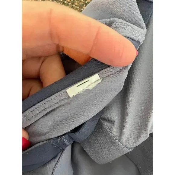 Athleta Sports Bra Padded High Neck Womens Size Small Purple Gym Top Running Bra - Picture 8 of 10